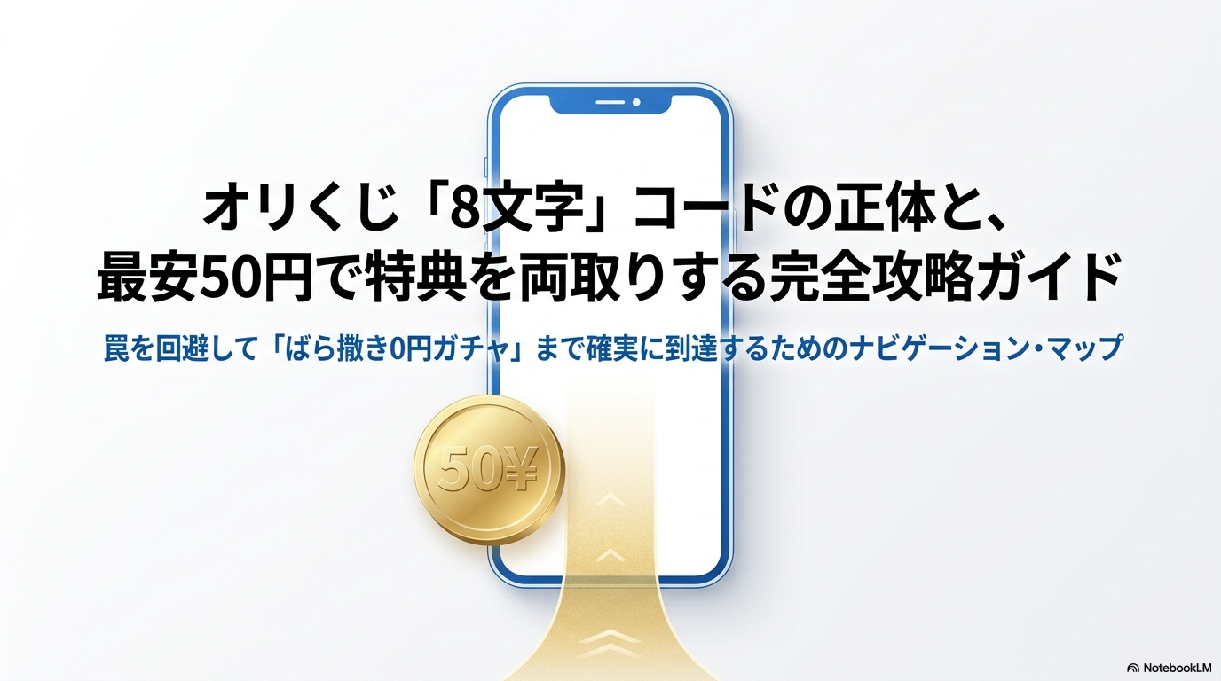 オリくじ特典コード8文字の正体はLINEクーポン！最安50円ルート解説