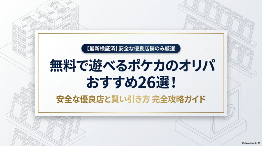 無料で遊べるポケカのオリパおすすめ26選！安全な優良店と賢い引き方