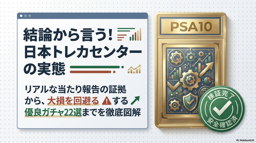 結論から言う！日本トレカセンターの当たり報告と優良ガチャ22選