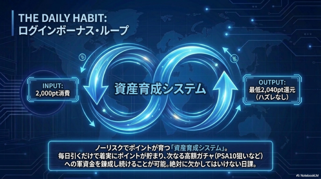 毎日ポイントが貯まるログインボーナスオリパの活用法
