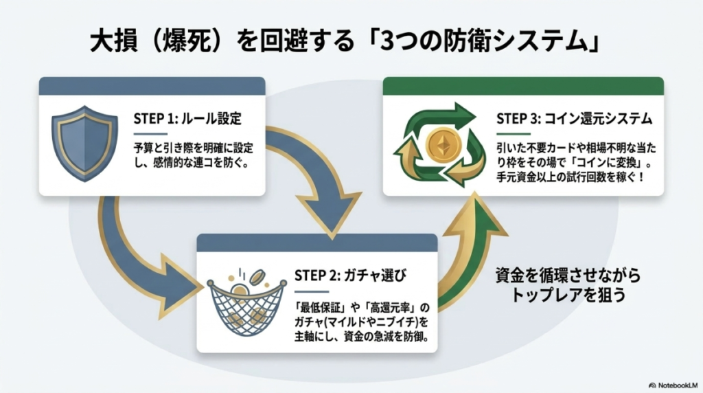大損（爆死）を回避する！コンシェルジュが教える賢い立ち回り