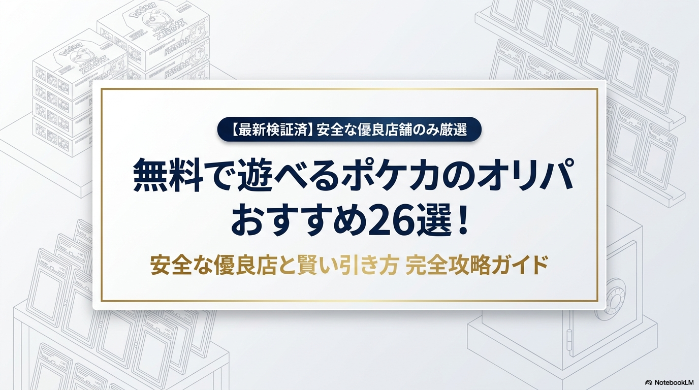 無料で遊べるポケカのオリパおすすめ26選!安全な優良店と賢い引き方