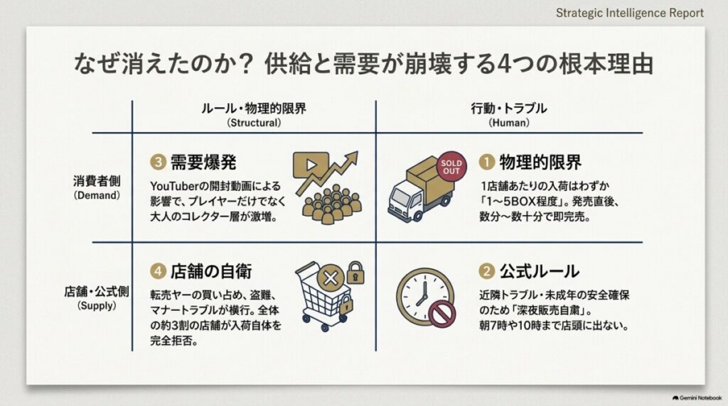 なぜ近くのコンビニに売ってない?ポケモンカードが買えない4つの根本的な理由