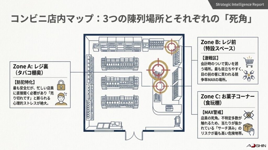 店内のどこを探すべき?コンビニにおけるポケモンカードの具体的な陳列・配置場所