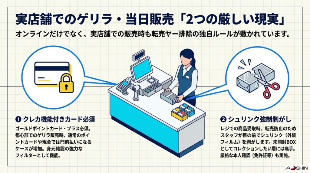 店頭受取時はシュリンク付きを強制剥がし?ヨドバシ実店舗におけるポケカ転売・ゲリラ対策のリアル