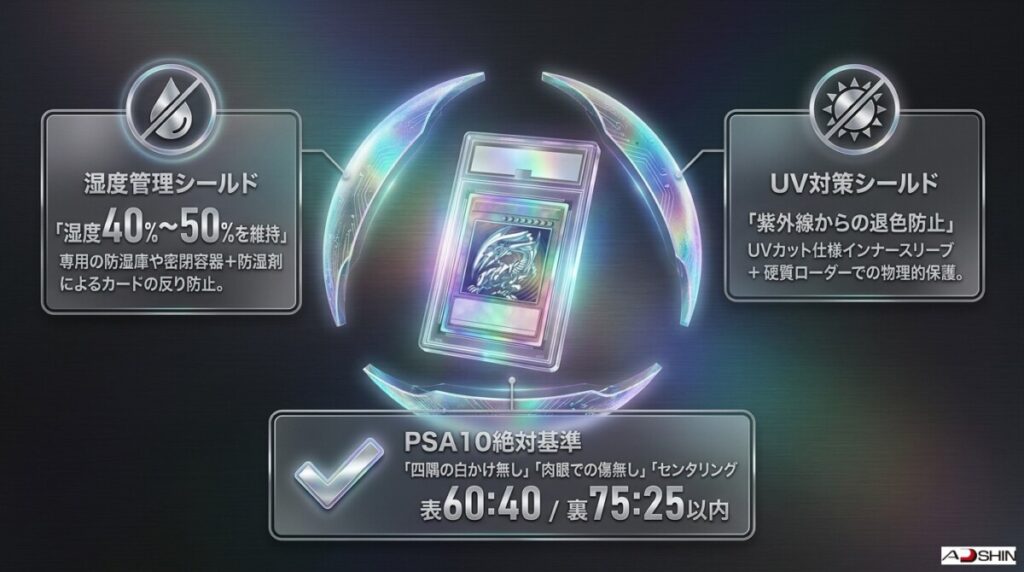 カードの価値を守る防湿保管とPSA10の基準