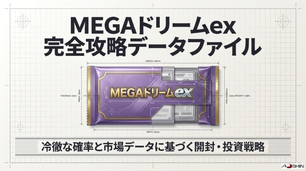 メガドリームexの封入率データ一覧！プレ値の期待値とMAエラー相場