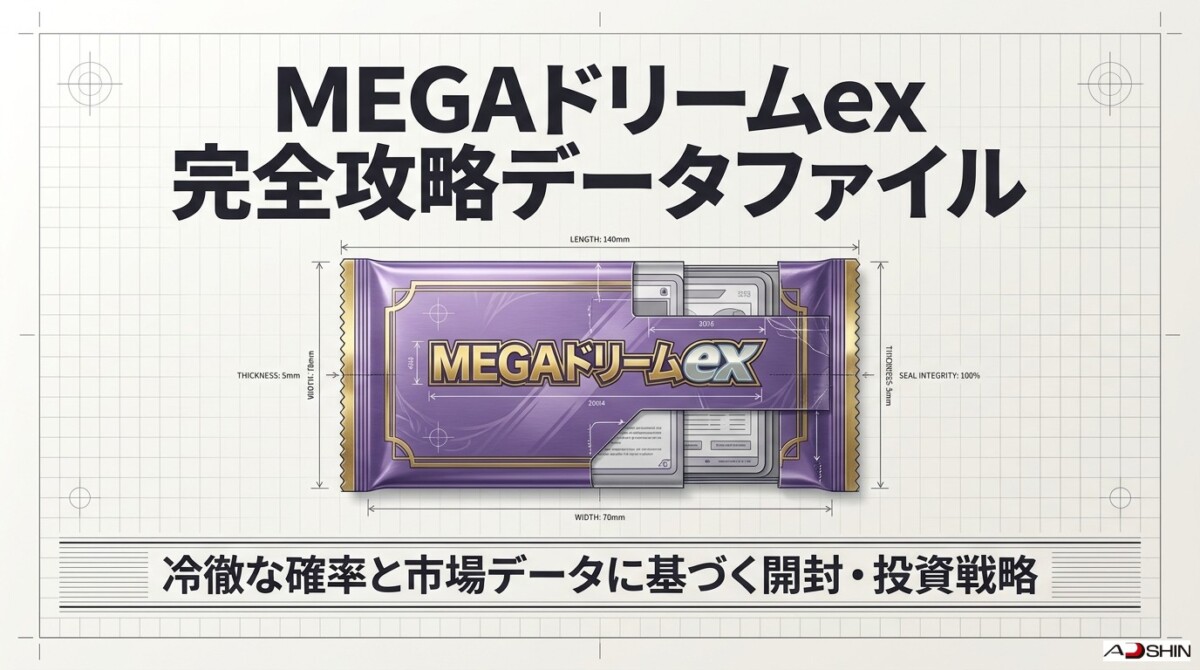 メガドリームexの封入率データ一覧！プレ値の期待値とMAエラー相場