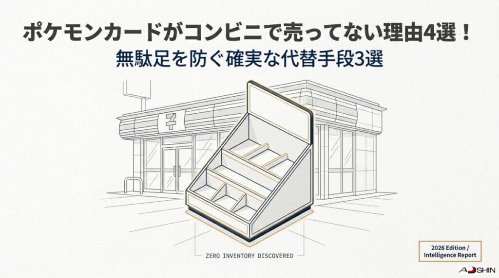 ポケモンカードがコンビニで売ってない理由4選！無駄足を防ぐ確実な代替手段3選